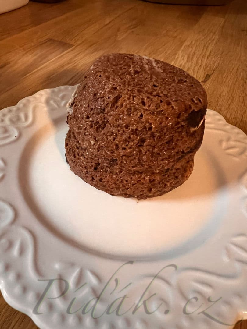 1. obrázek Buchta z psylia a proteinu z mikrovlnky