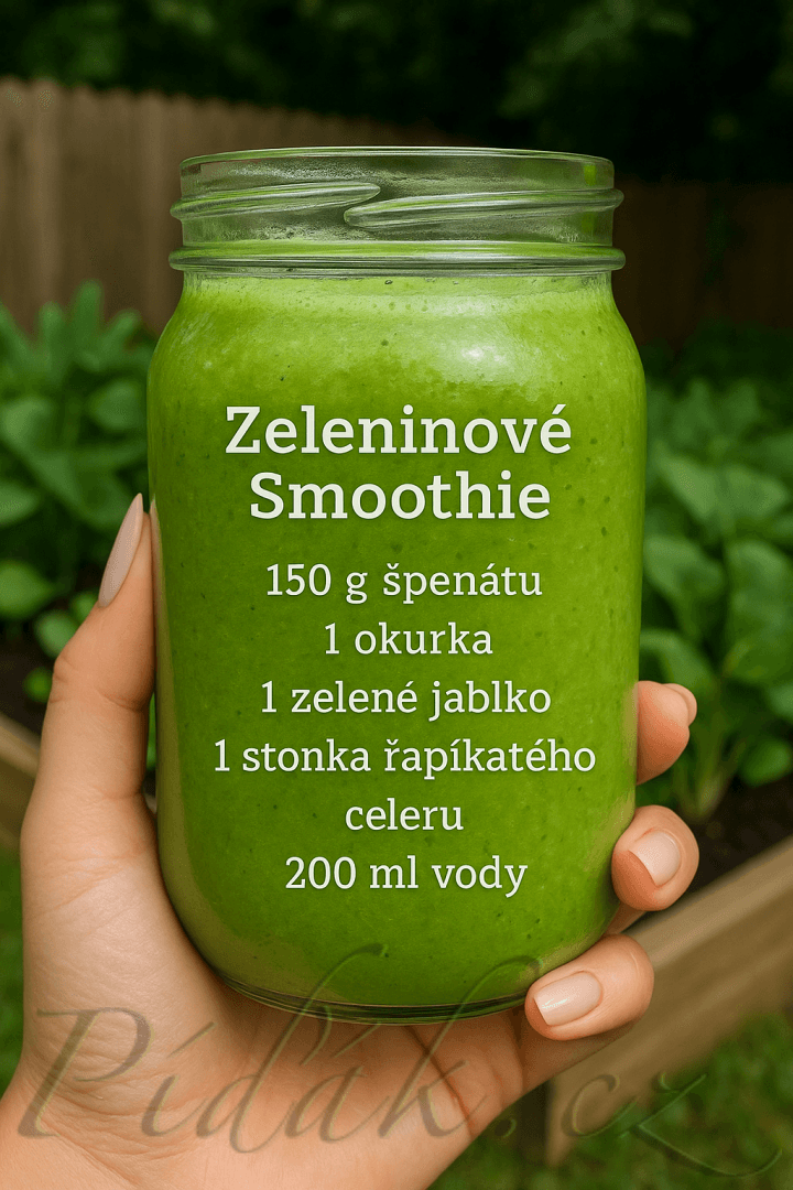 1. obrázek Špenátovo-okurkové smoothie 