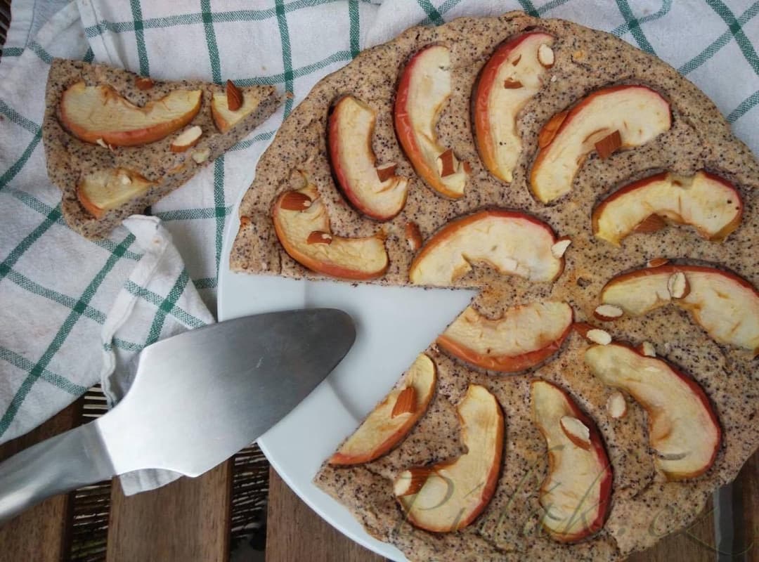 1. obrázek Tvarohový koláč s mákem a jablky