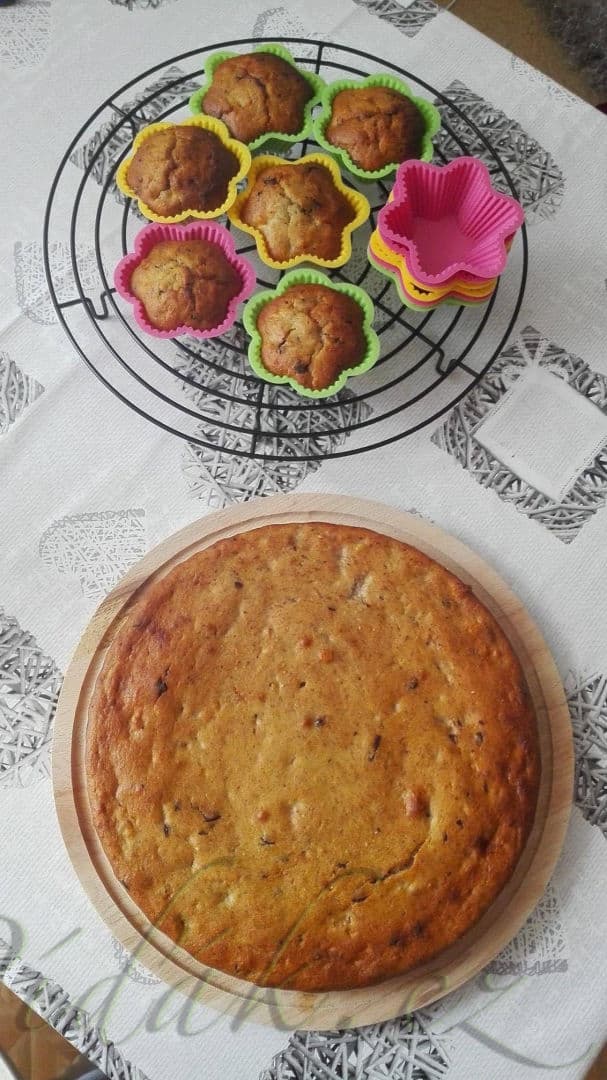 1. obrázek Banánové muffinky s čokoládou