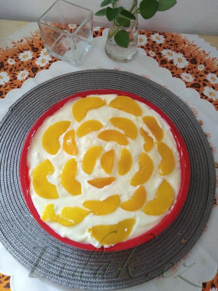 1. obrázek Pudinkovo-tvarohový nepečený dort od Stáni 