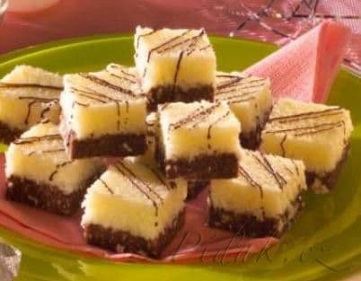 1. obrázek Kokosové kostky nepečené