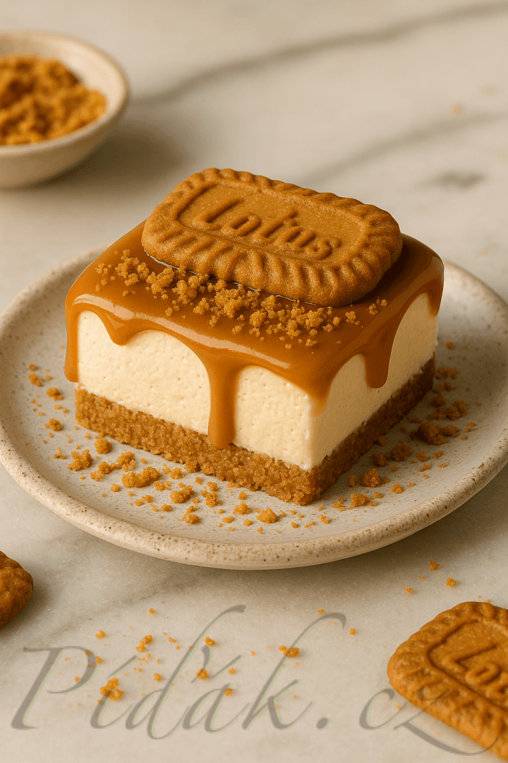 1. obrázek Lotuskový  cheesecake 