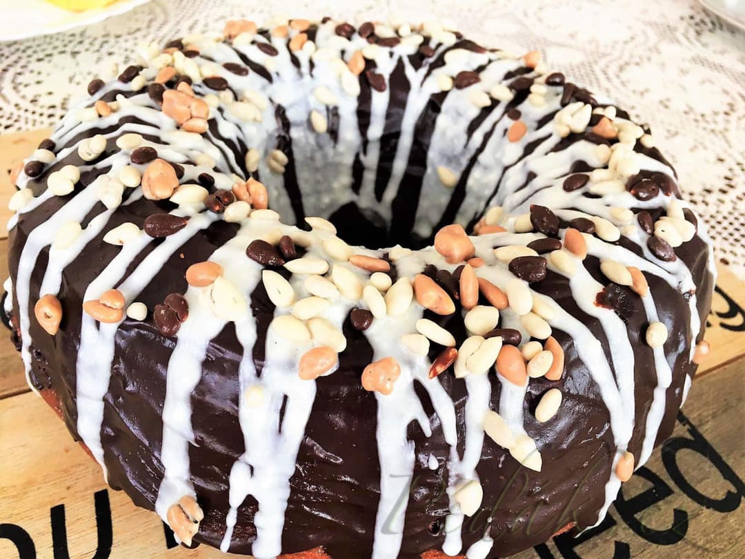 1. obrázek Hrníčková bábovka s arašídovým máslem 