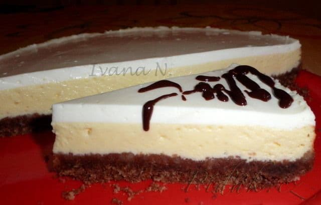 1. obrázek Cheesecake z lučiny a zakysané smetany