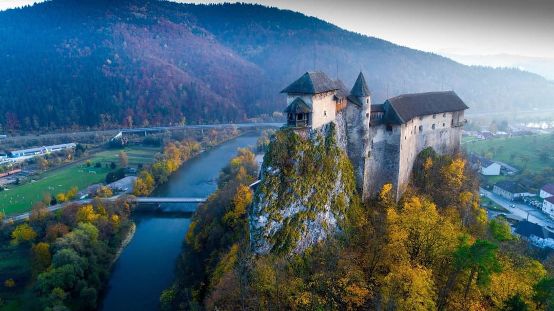 1. obrázek Oravský hrad – Slovensko