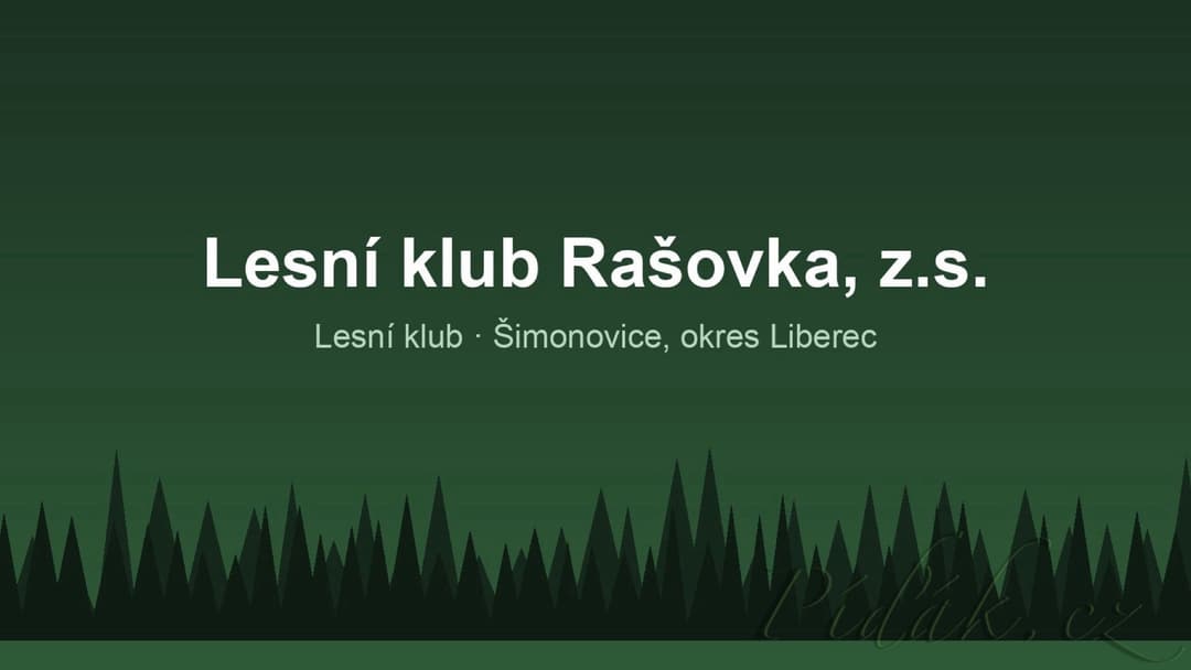1. obrázek Lesní klub Rašovka, z.s.