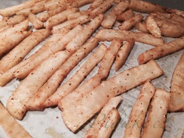 2. obrázek Šmakoun s celerovými hranolky cuketou a salátem