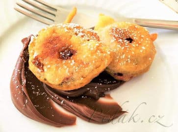 Obrázek Koblížky se švestkami a nutelou 