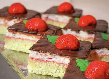 Jahodové rezy podle Táničky