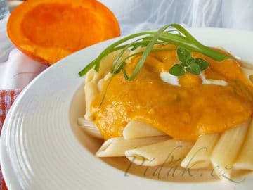 Dýňová omáčka k těstovinám