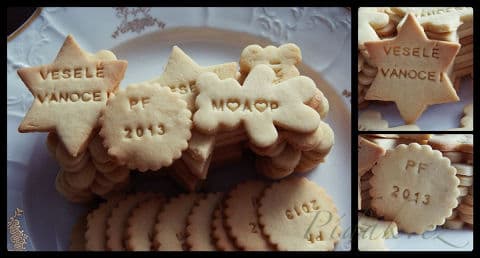 Marcipánovo-máslové sušenky