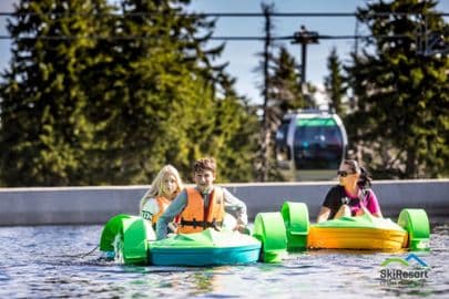 Černá hora – lanovka a Dětský park Kabinka