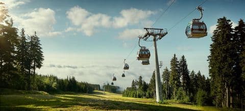 2. obrázek Černá hora – lanovka a Dětský park Kabinka