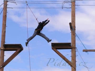 3. obrázek Lanové centrum Proud- Olomouc