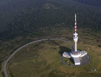 2. obrázek Praděd – rozhledna na televizním vysílači