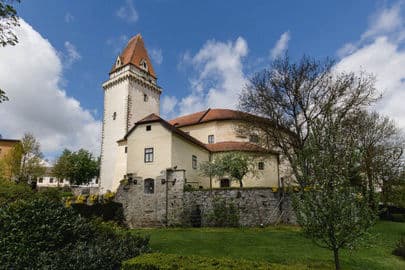 Zámecké muzeum Freistadt – Mühlviertler Schlossmuseum s věží, Rakousko