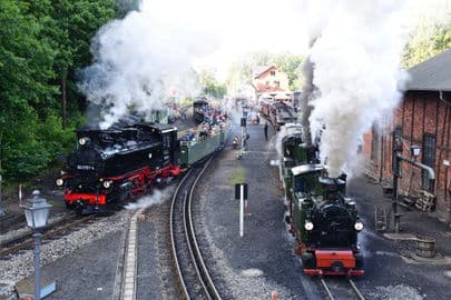 Žitavská úzkokolejka – Zittauer Schmalspurbahn, parní dráha do Žitavských hor, Německo