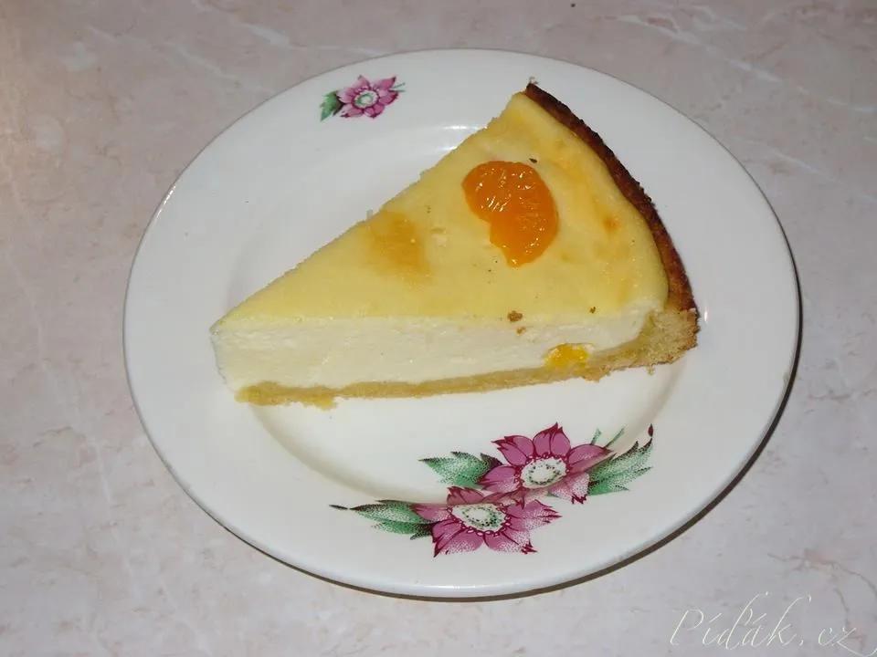 1. obrázek Tvarohový koláč s mandarinkou