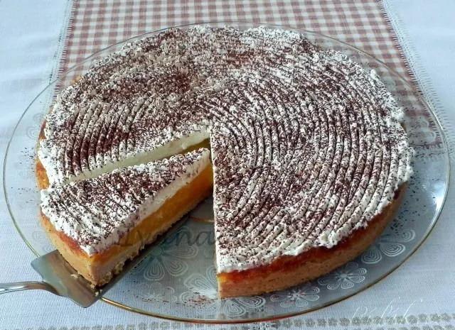 1. obrázek Jablečný koláč s pomerančovým krémem