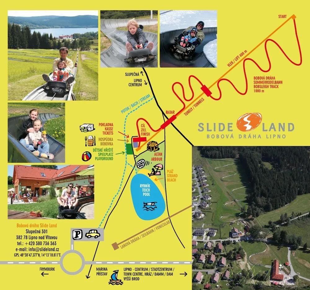 1. obrázek Bobová dráha Slideland - Active Park Lipno