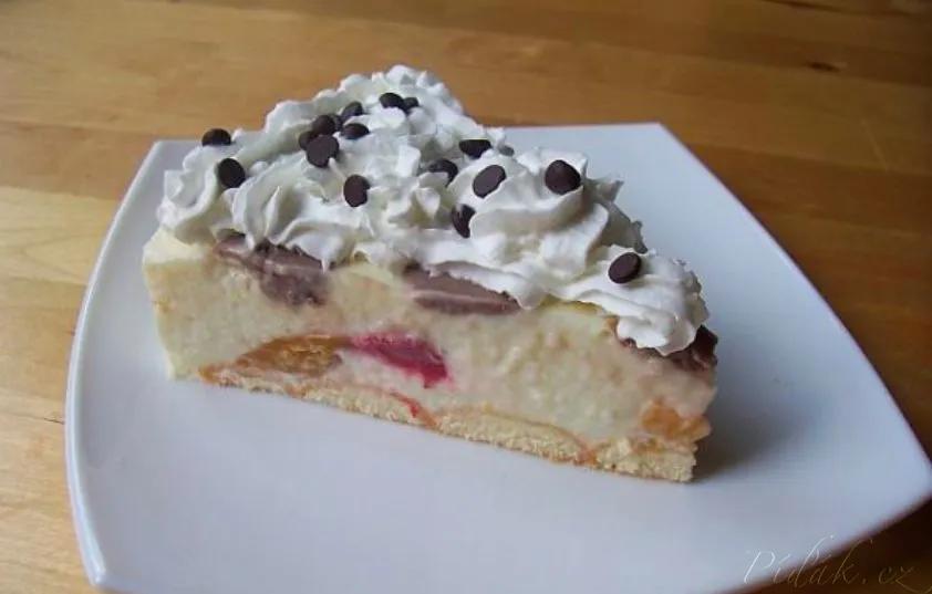 1. obrázek Kokoschka - výborný osvěžující tvarohový dortík (nepečený)