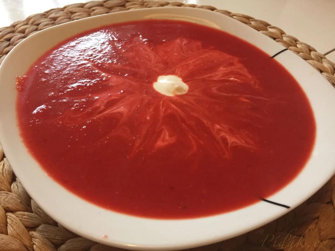 1. obrázek Polévka z červené řepy by Romča
