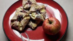 Šátečky s tvarohovo – jablečnou náplní