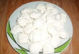 Kokosky - sněhové pusinky s kokosem