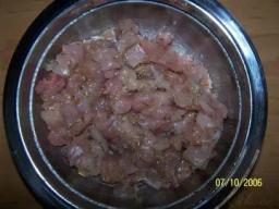 2. obrázek Těstoviny s kuřecím masem a smetanovou omáčkou