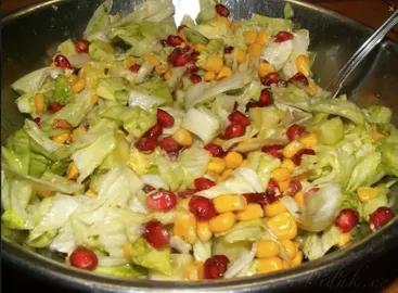 Obrázek Zeleninový salátek s granátovým jablíčkem