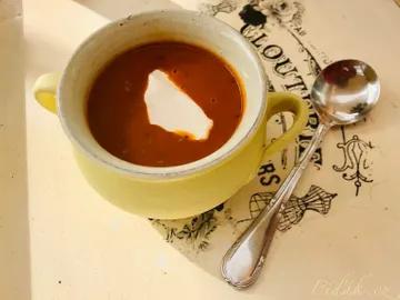 Obrázek Mexická polévka s dýní a kuřecím masem