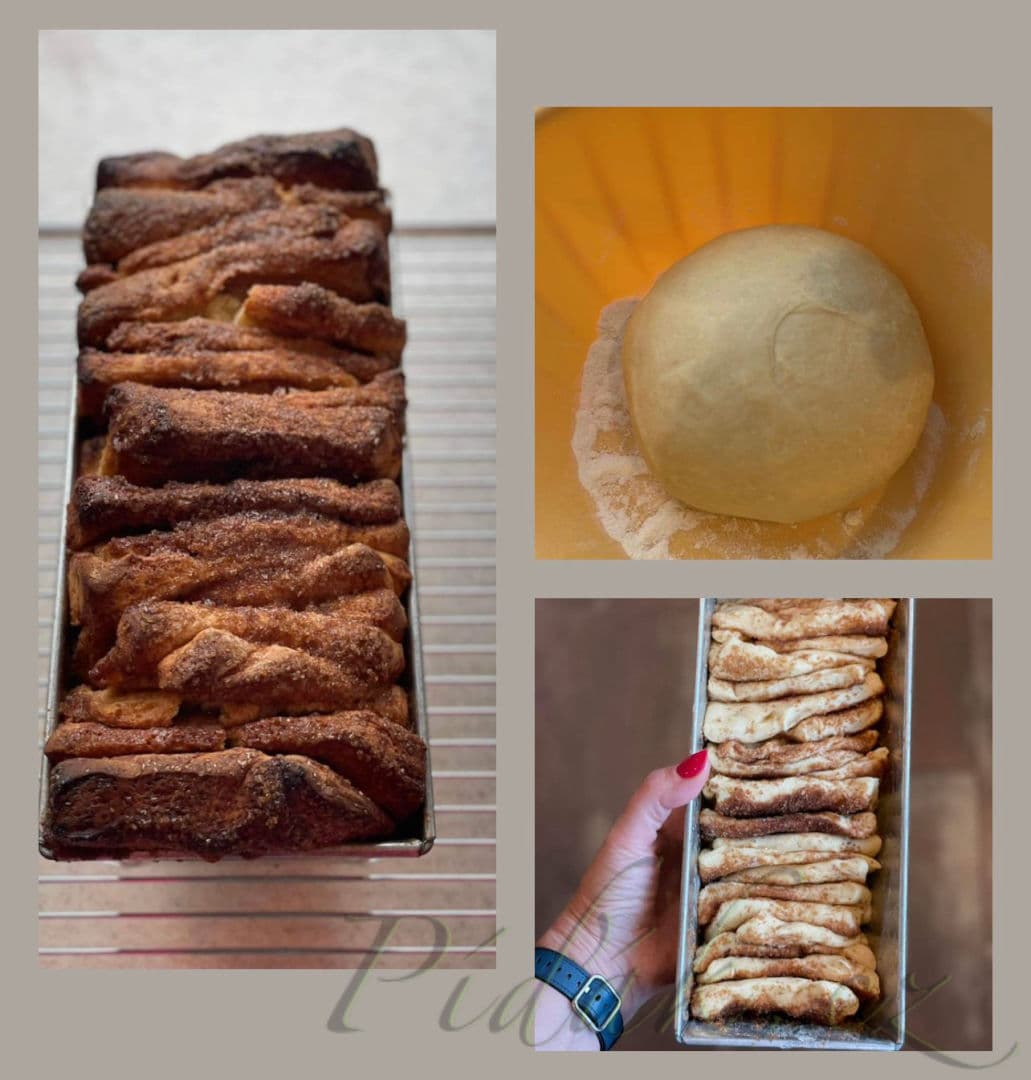 1. obrázek Skořicový trhací chléb 1. obrázek Skořicový trhací chléb