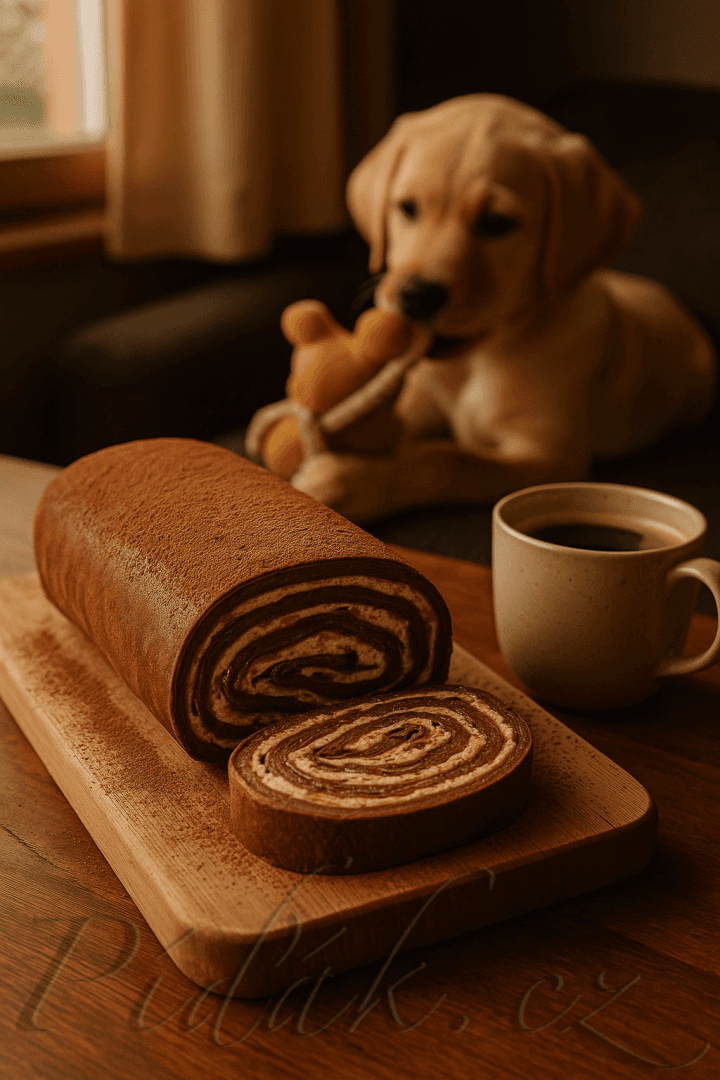 1. obrázek Palačinková tiramisu roláda 1. obrázek Palačinková tiramisu roláda