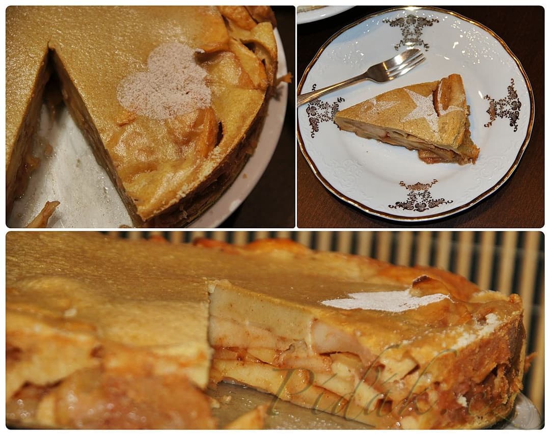 1. obrázek Jablečný koláč s rumem 1. obrázek Jablečný koláč s rumem