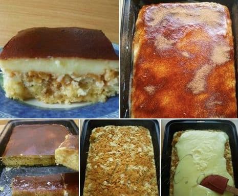 1. obrázek Jablečný koláč s pudinkem aneb obrácený jablečník 1. obrázek Jablečný koláč s pudinkem aneb obrácený jablečník