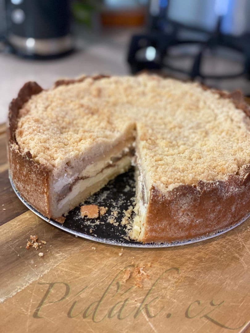 1. obrázek Hruškový dort s tvarohem 1. obrázek Hruškový dort s tvarohem