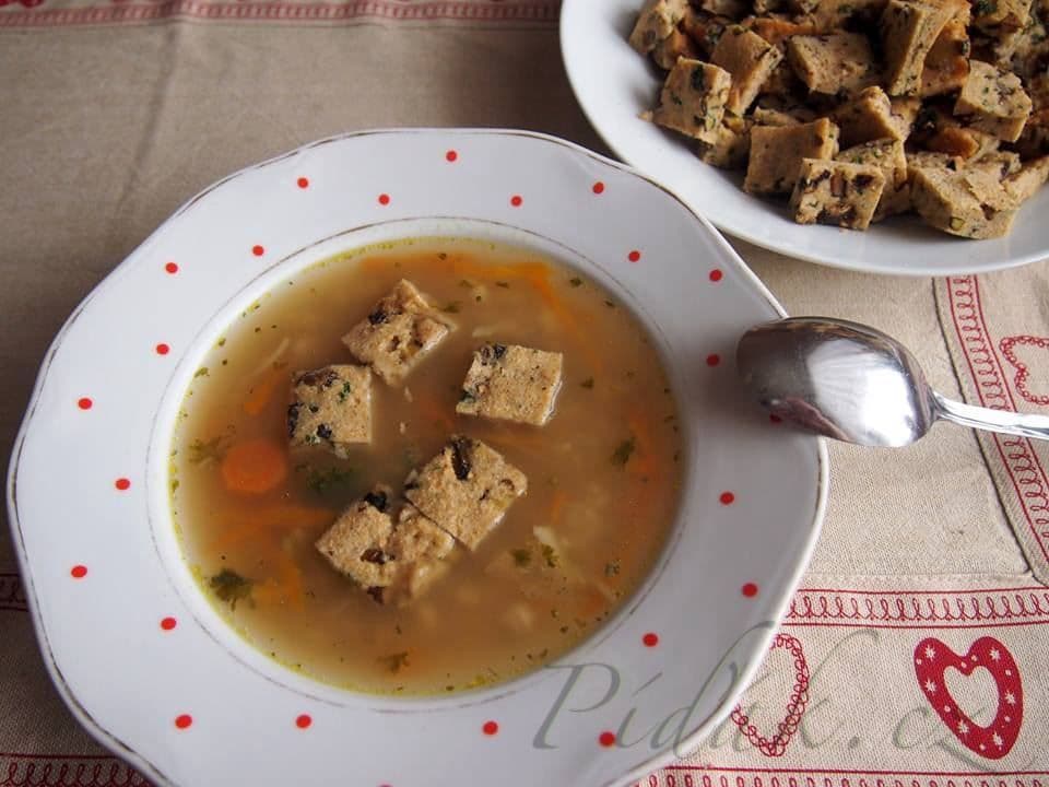 1. obrázek Polévka s houbovým svítkem - Bavorsko 1. obrázek Polévka s houbovým svítkem - Bavorsko