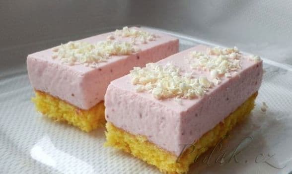 1. obrázek Jemné jahodové řezy 1. obrázek Jemné jahodové řezy