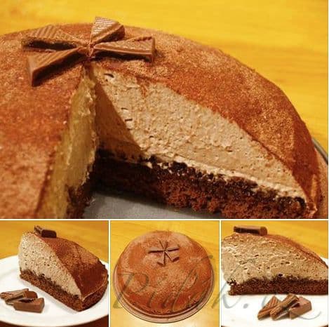 1. obrázek Kávovo- čokoládový dort 1. obrázek Kávovo- čokoládový dort