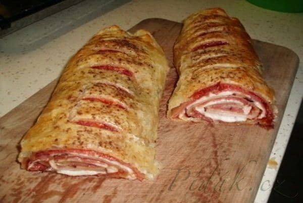 1. obrázek Slaný štrůdl rychlá večeře 1. obrázek Slaný štrůdl rychlá večeře