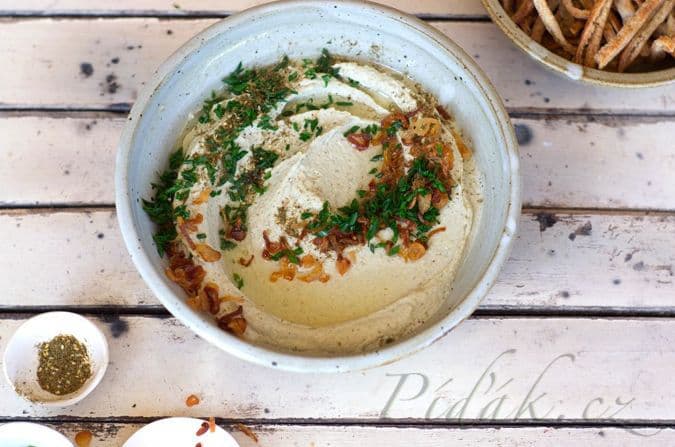 1. obrázek Fazolový hummus 1. obrázek Fazolový hummus