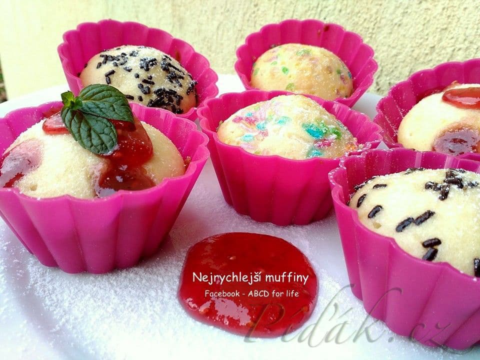1. obrázek Nejrychlejší muffiny 1. obrázek Nejrychlejší muffiny