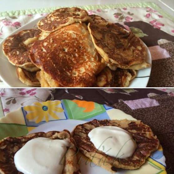 1. obrázek Vločkové lívance - bez mouky 1. obrázek Vločkové lívance - bez mouky