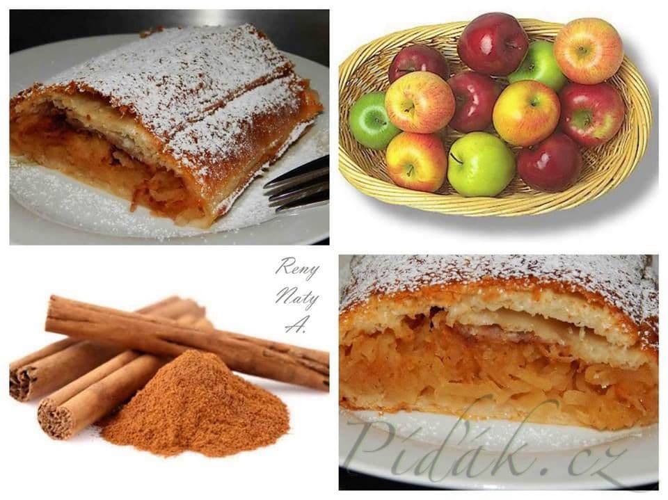 1. obrázek Jablkový závin ze špaldové mouky 1. obrázek Jablkový závin ze špaldové mouky