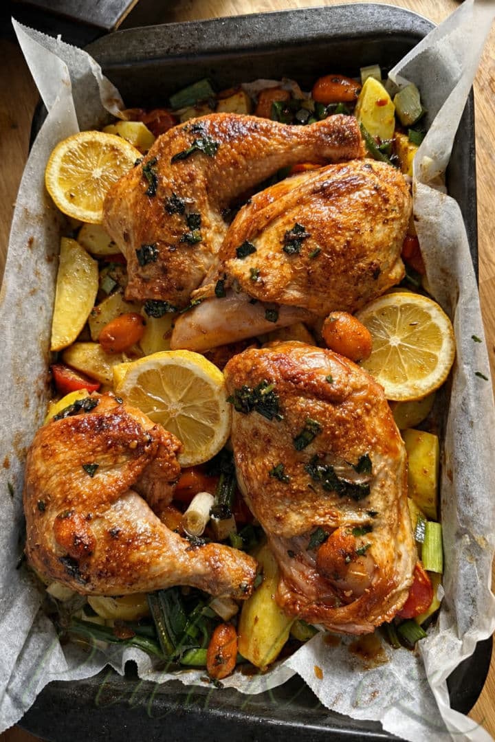 1. obrázek Kuře s medvědím česnekem a citronem 1. obrázek Kuře s medvědím česnekem a citronem