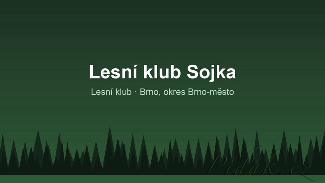 1. obrázek Lesní klub Sojka 1. obrázek Lesní klub Sojka