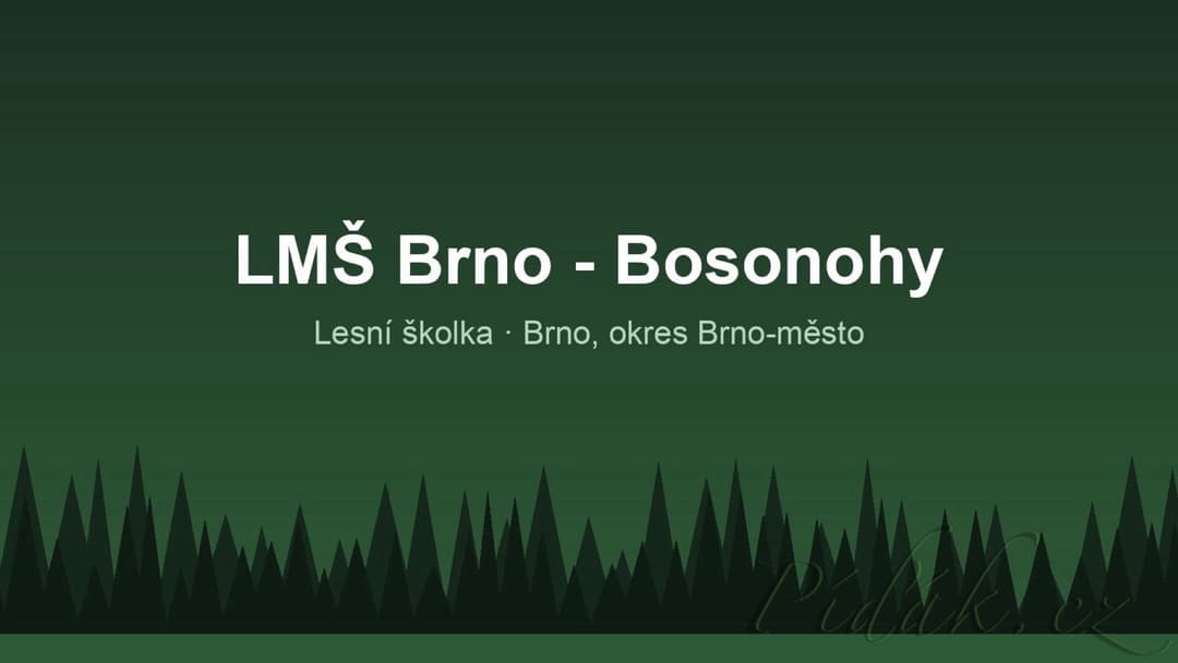 1. obrázek LMŠ Brno - Bosonohy 1. obrázek LMŠ Brno - Bosonohy