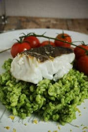 2. obrázek Špenátové rizoto s grilovanou treskou Skrei 2. obrázek Špenátové rizoto s grilovanou treskou Skrei