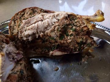 5. obrázek Kuře s ořechovou nádivkou 5. obrázek Kuře s ořechovou nádivkou